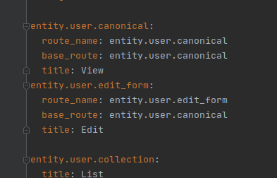 Drupal local task