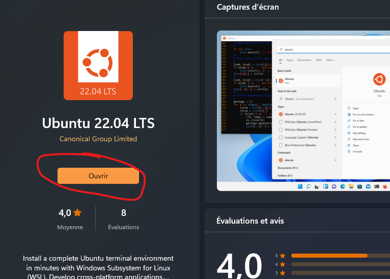Ubuntu wsl installation