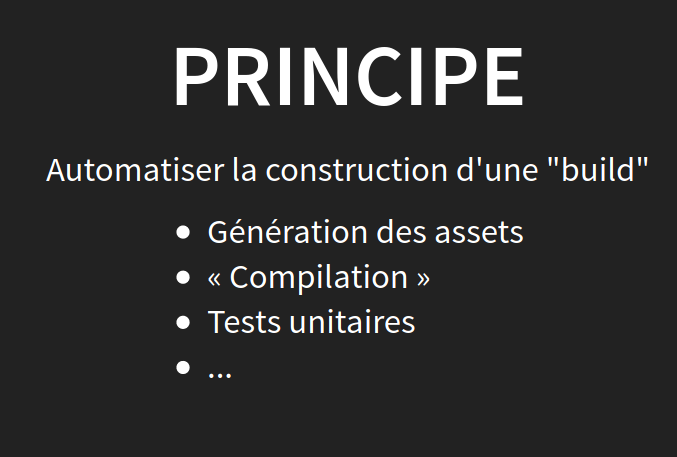 Principe de la CI Principe de la CI