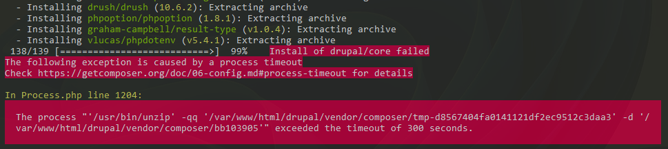 Docker error