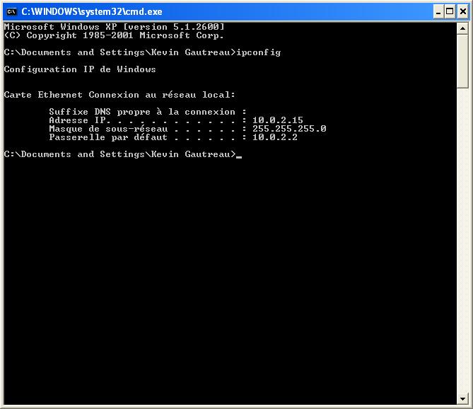 cmd ipconfig windows